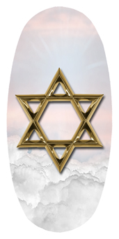 DASOV 120 PK GD Star of David Pink Gold